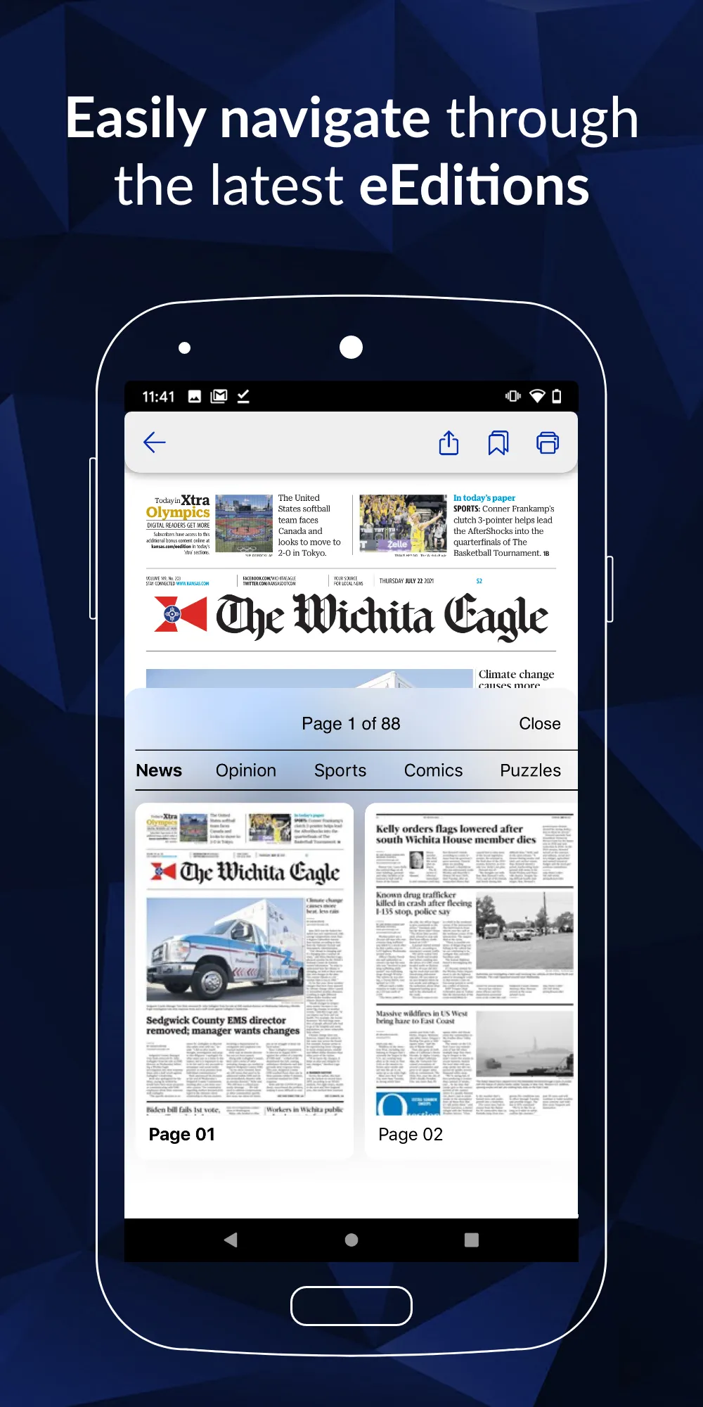 The Wichita Eagle & Kansas.com | Indus Appstore | Screenshot