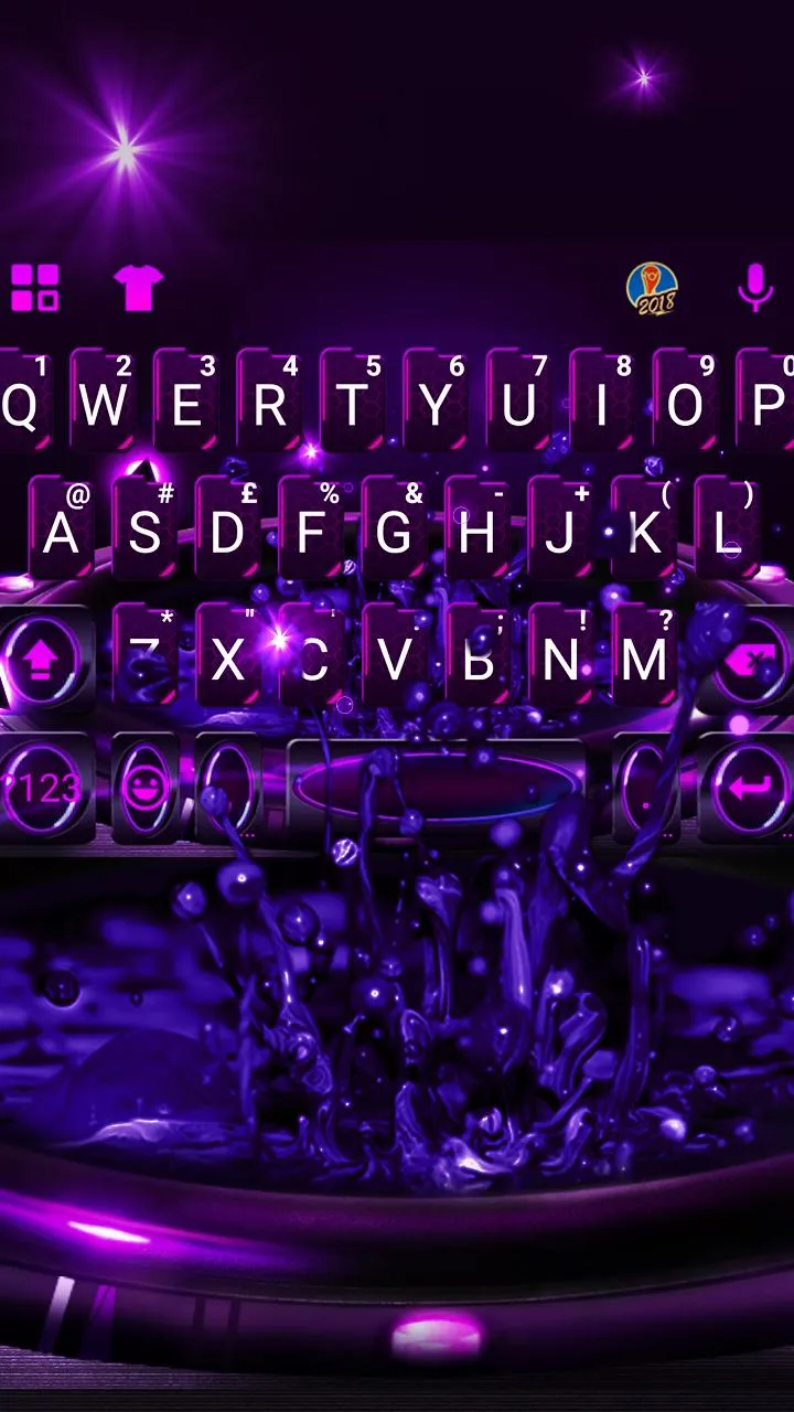 Glow Neon Business Keyboard Th | Indus Appstore | Screenshot