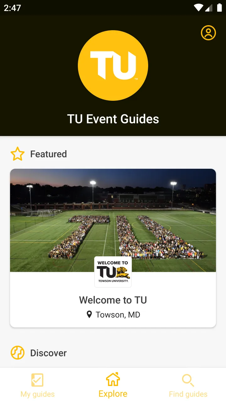 TU Event Guides | Indus Appstore | Screenshot