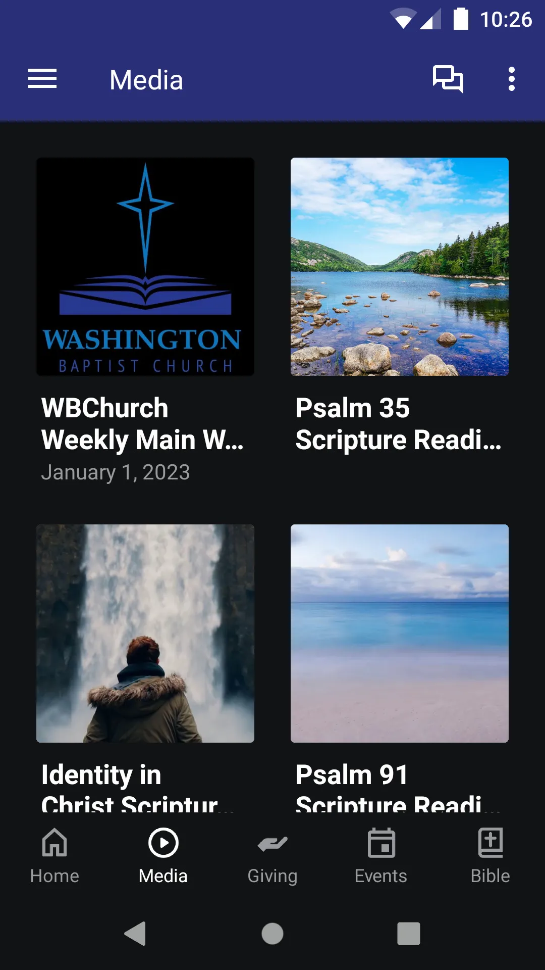 Washington Baptist Church NJ | Indus Appstore | Screenshot