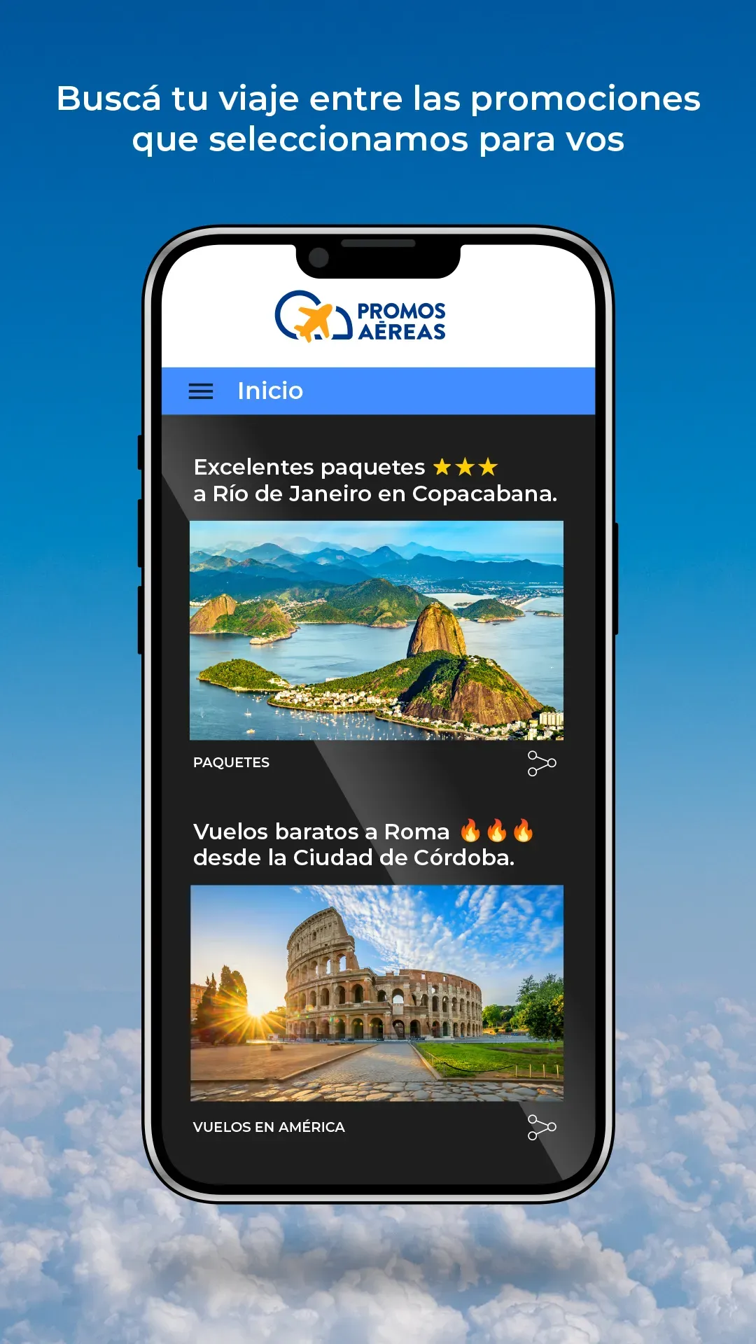 Promos Aéreas - Vuelos baratos | Indus Appstore | Screenshot