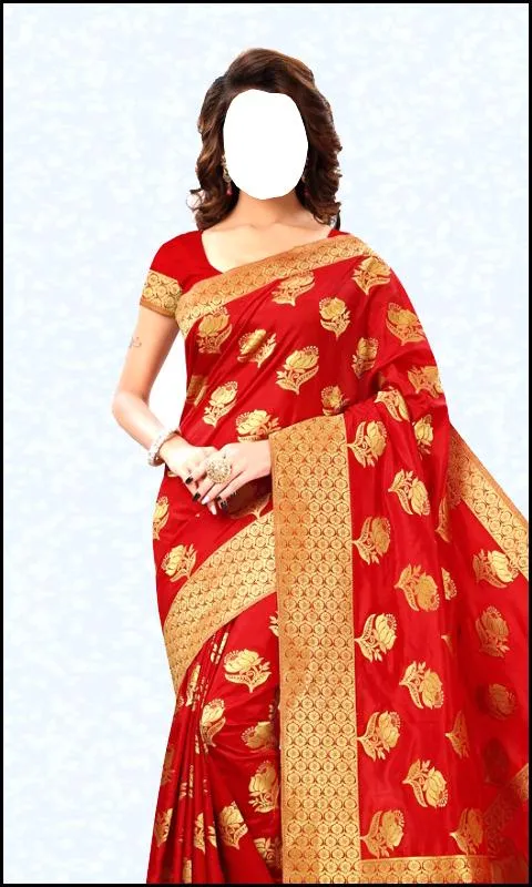 Women Saree Photo Suit | Indus Appstore | Screenshot