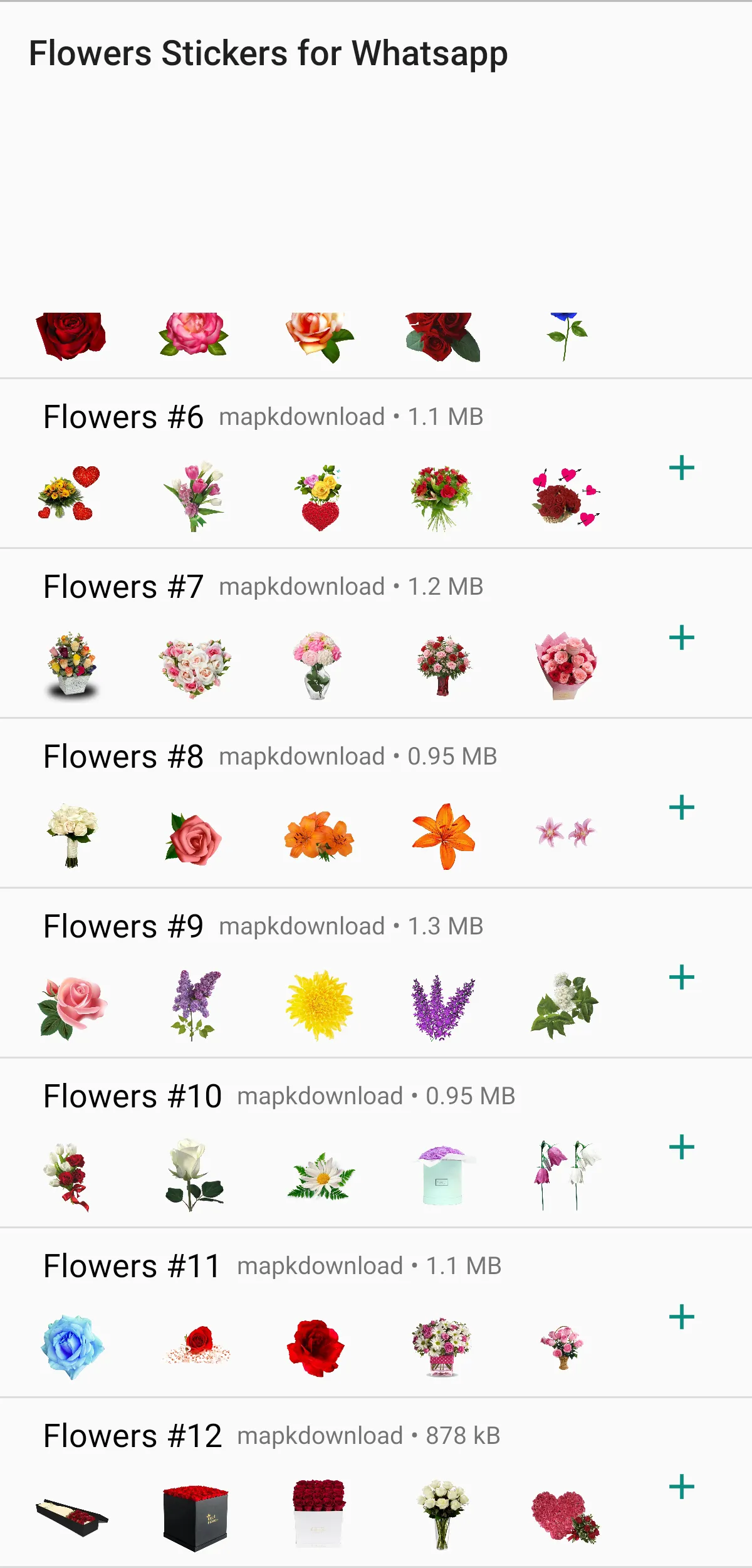 WASticker Flowers Stickers | Indus Appstore | Screenshot