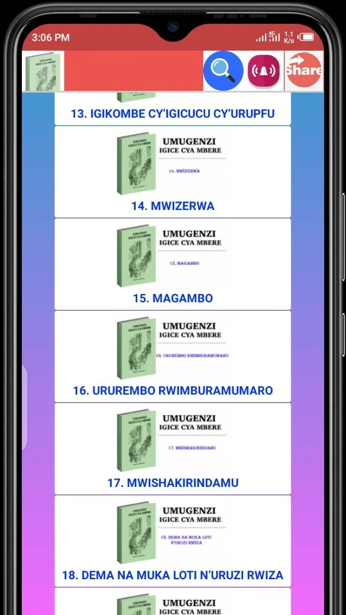 IGITABO CY'UMUGENZI | Indus Appstore | Screenshot