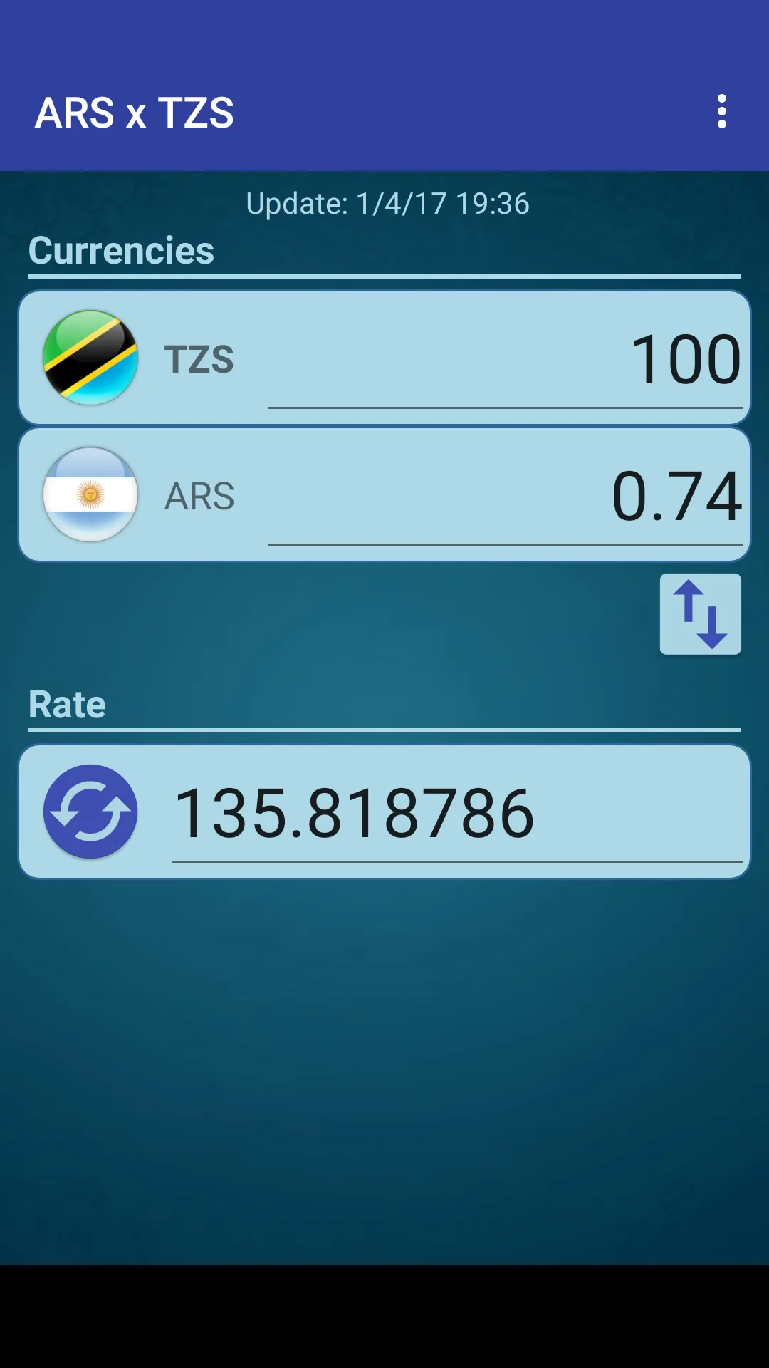 Arg. Peso x Tanzanian Shilling | Indus Appstore | Screenshot