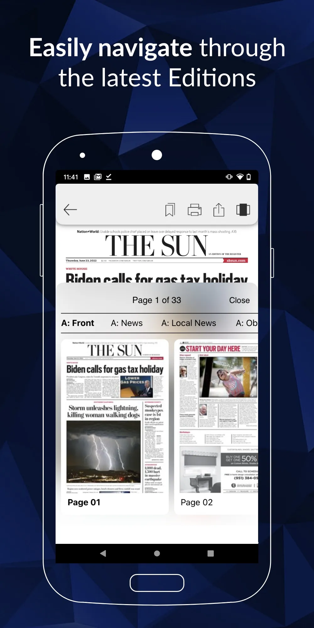 San Bernadino Sun | Indus Appstore | Screenshot