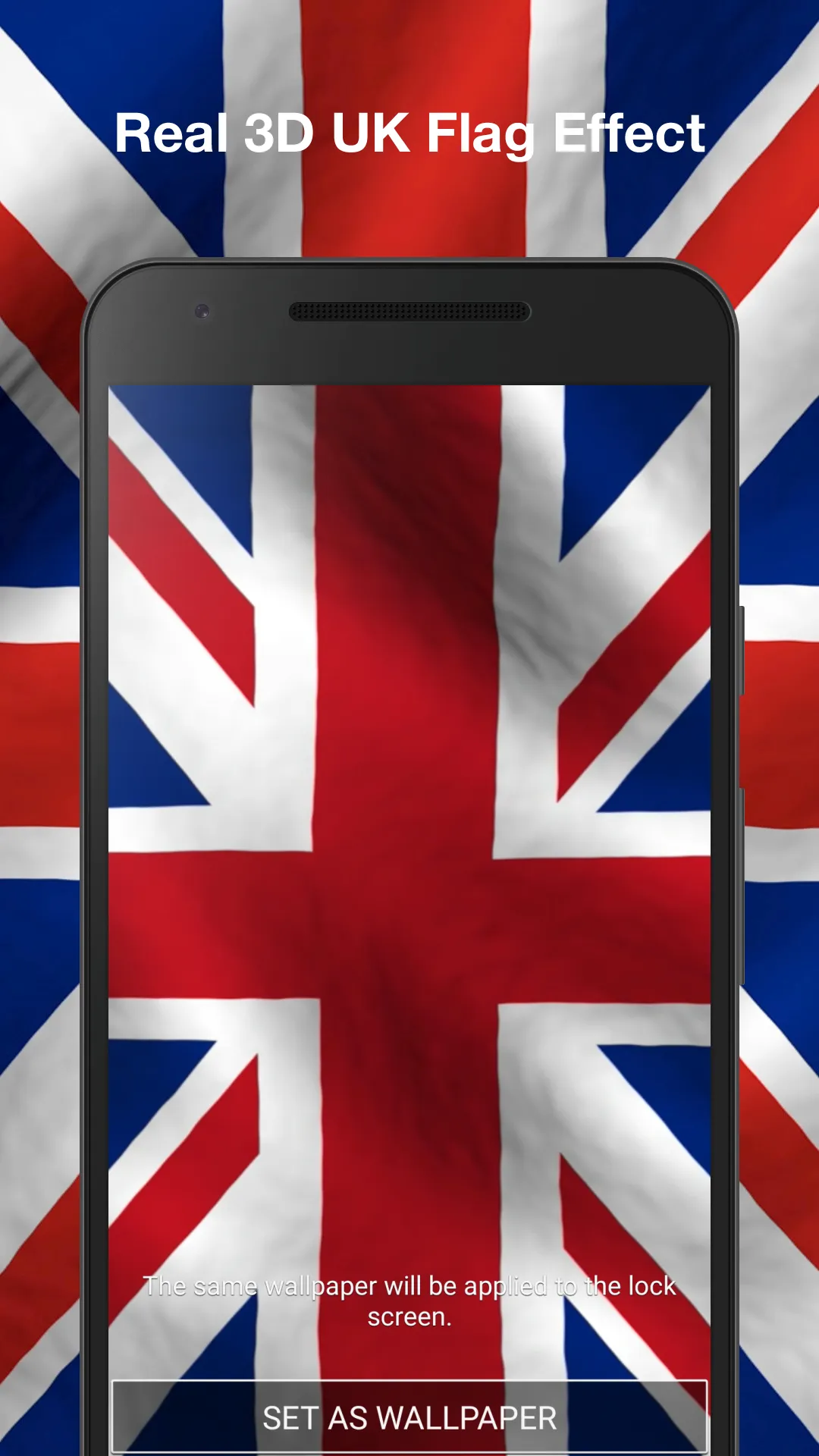 3d Uk Flag Live Wallpaper | Indus Appstore | Screenshot