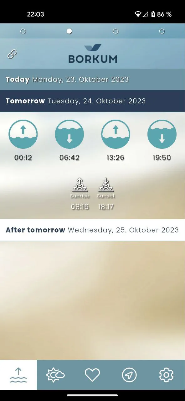 Nordsee Gezeiten | Indus Appstore | Screenshot