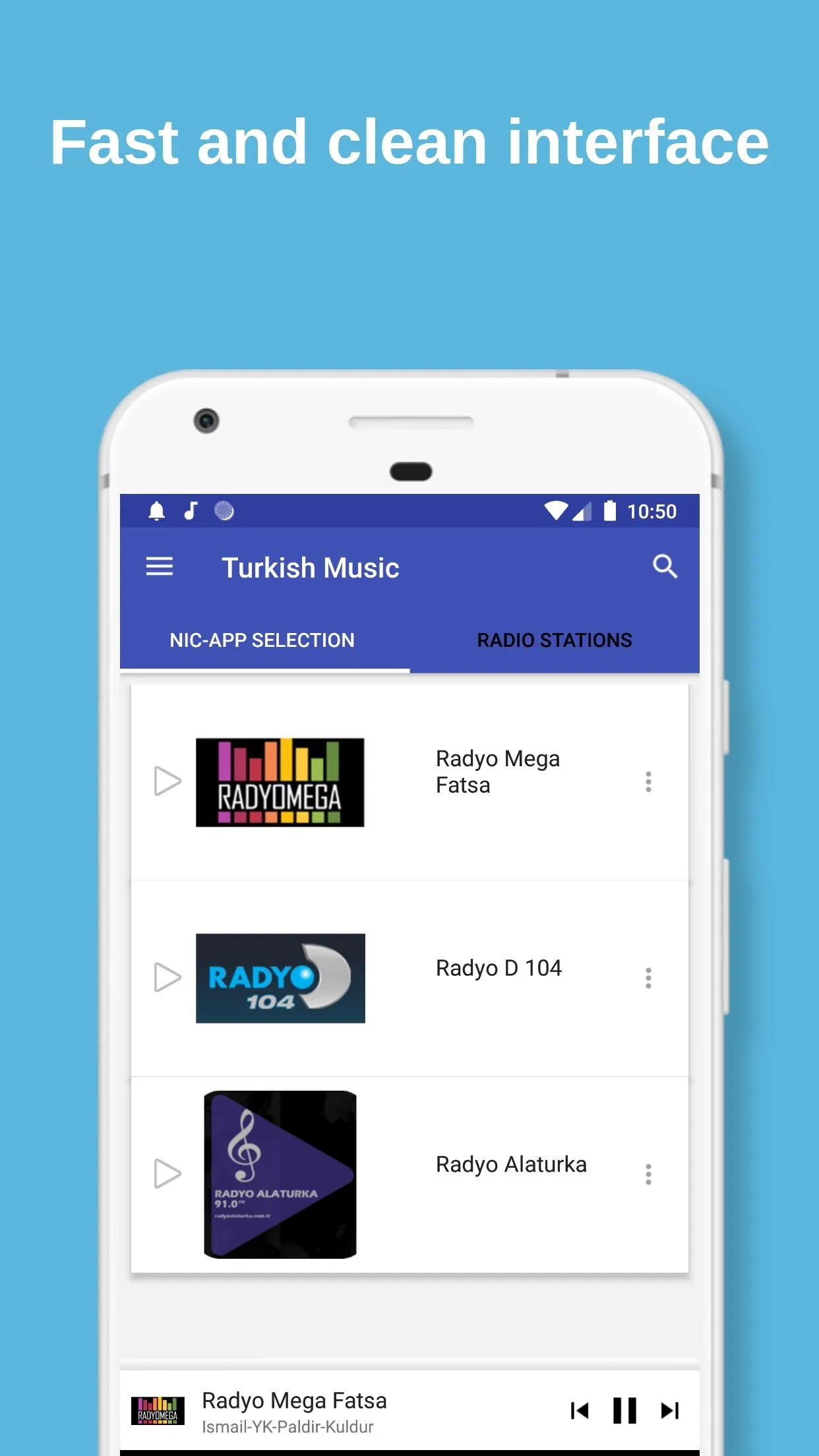 Turkish Music. Radio stations. | Indus Appstore | Screenshot