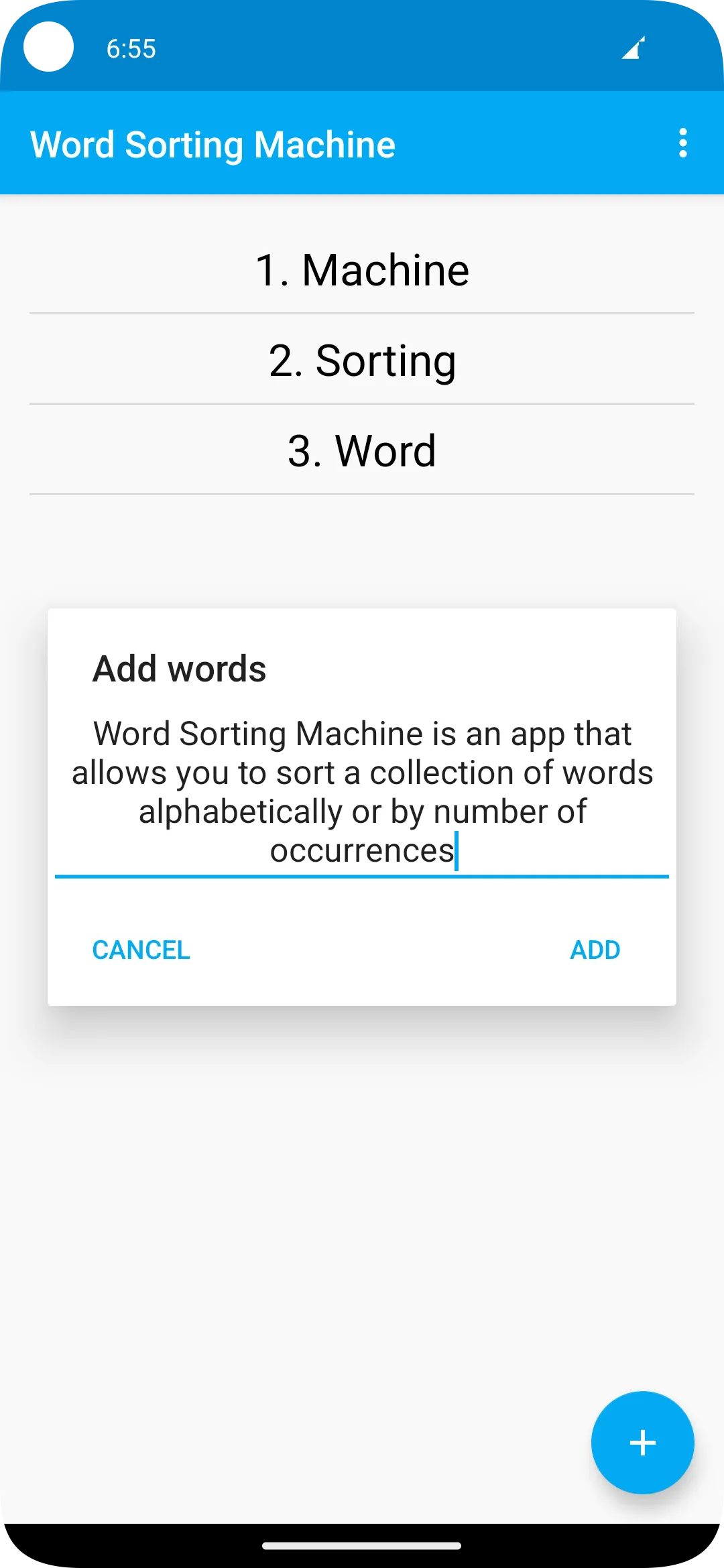 Word Sorting Machine | Indus Appstore | Screenshot