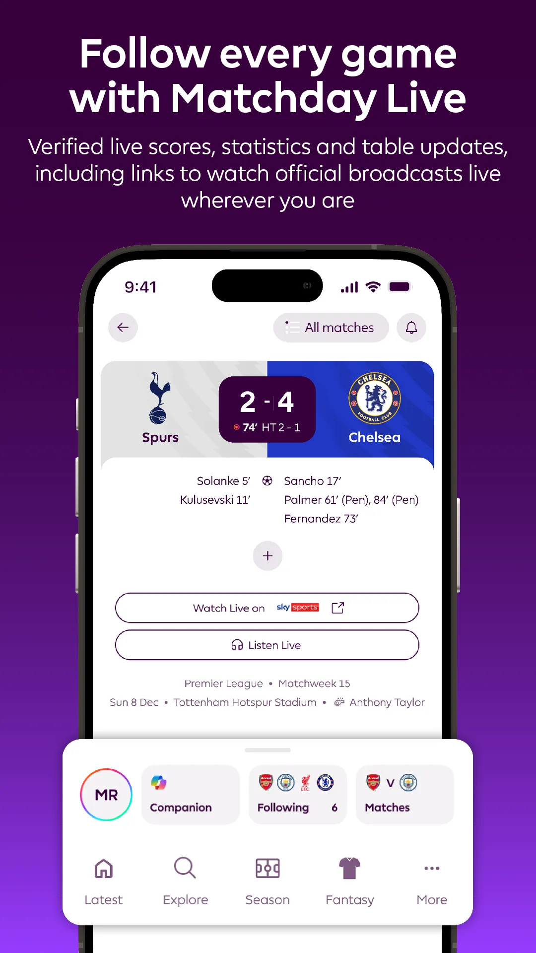 Official Premier League App | Indus Appstore | Screenshot