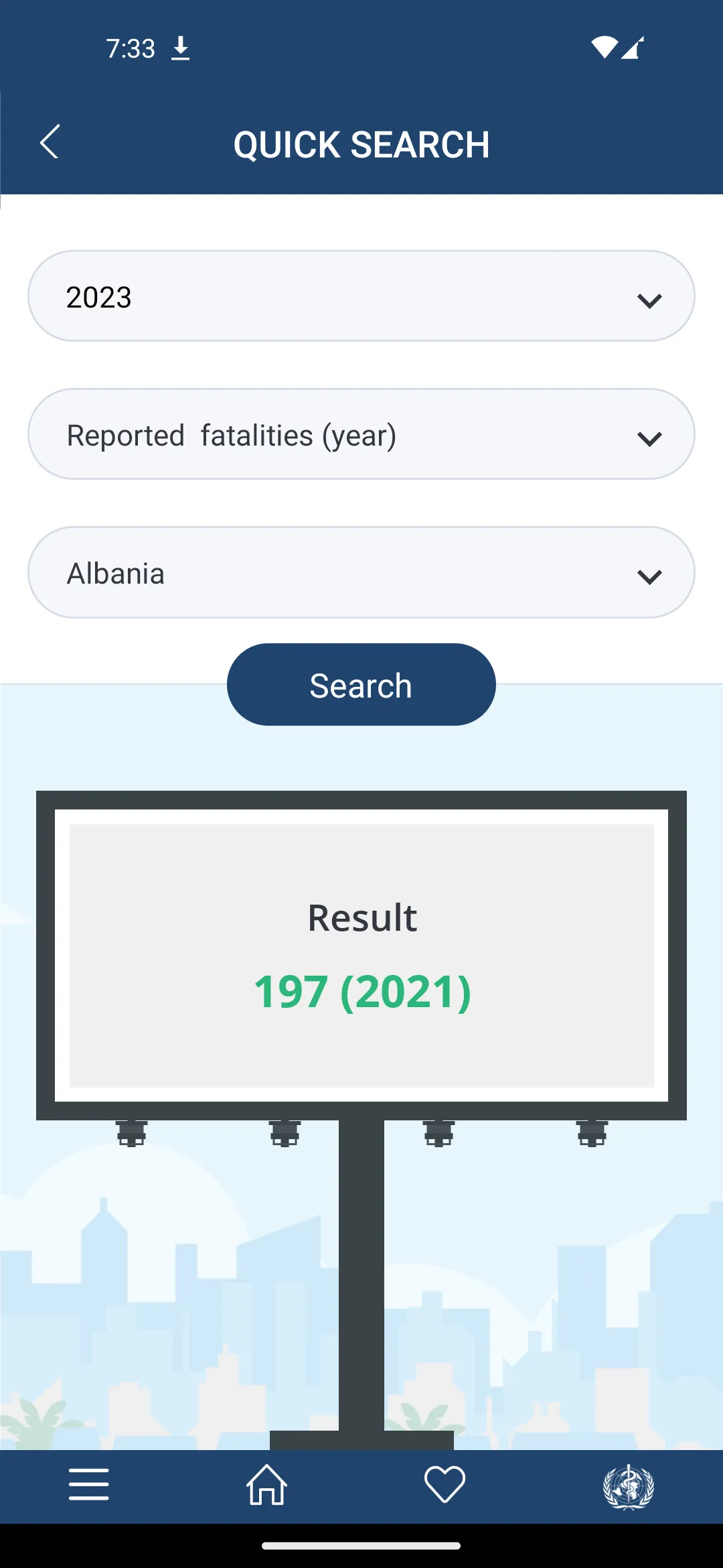 WHO Road Safety Data | Indus Appstore | Screenshot