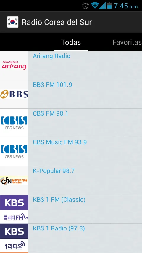 South Korea Radio | Indus Appstore | Screenshot