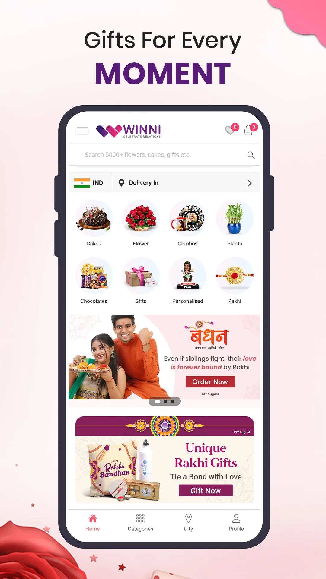 Winni - Cake, Flowers & Gifts | Indus Appstore | Screenshot