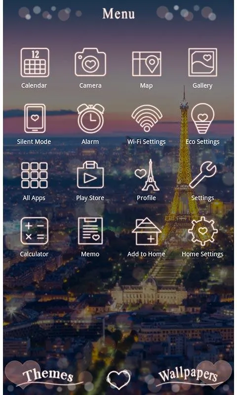 Beautiful Theme-Night in Paris | Indus Appstore | Screenshot