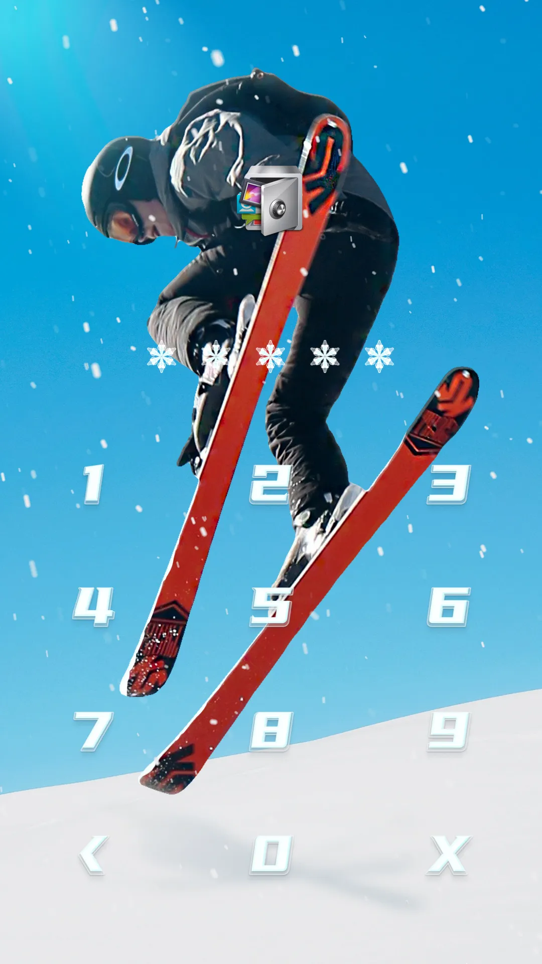 AppLock Live Theme Skiing | Indus Appstore | Screenshot