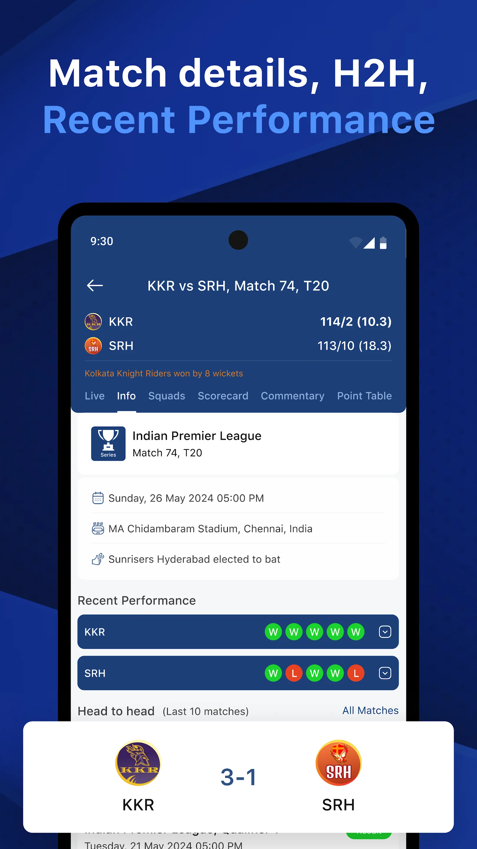 CricManiac: Live Cricket Score | Indus Appstore | Screenshot