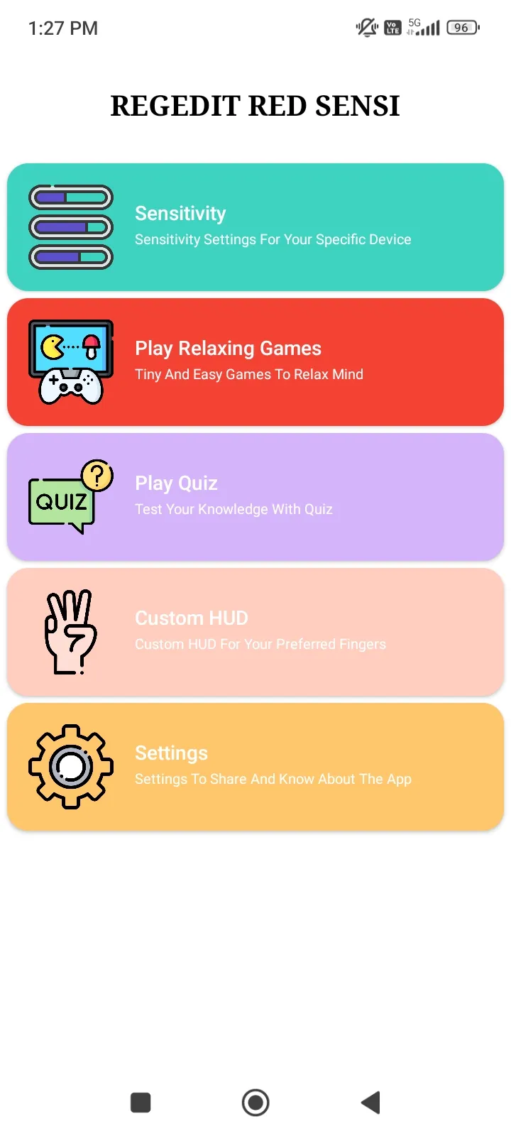 Regedit Fire Sensi Max | Indus Appstore | Screenshot