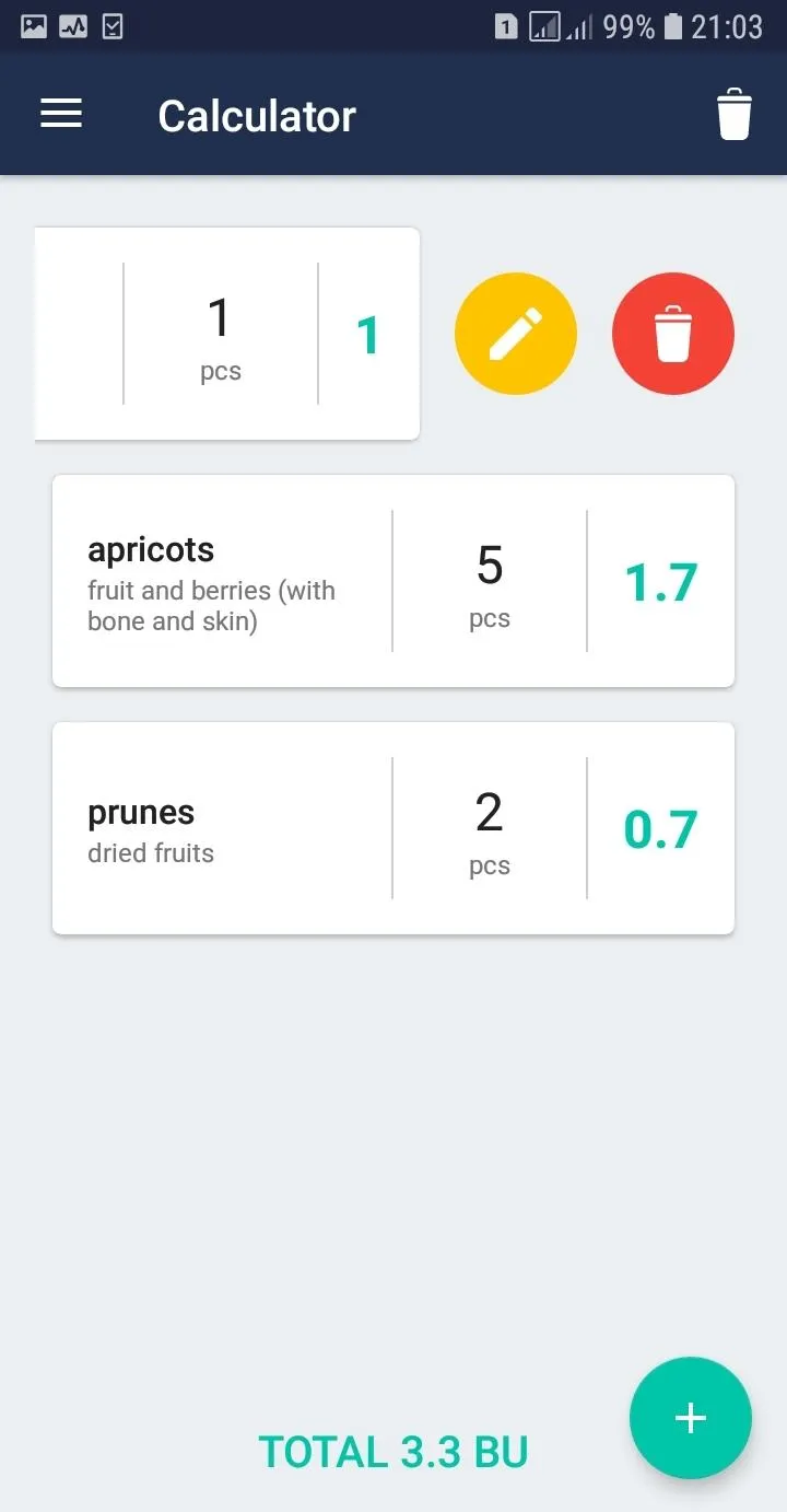 Carbohydrates Calculator | Indus Appstore | Screenshot