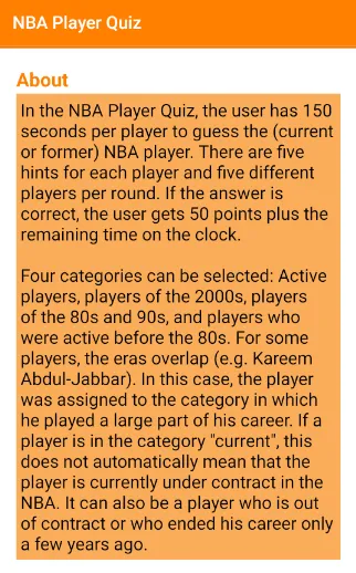 NBA Player Quiz | Indus Appstore | Screenshot