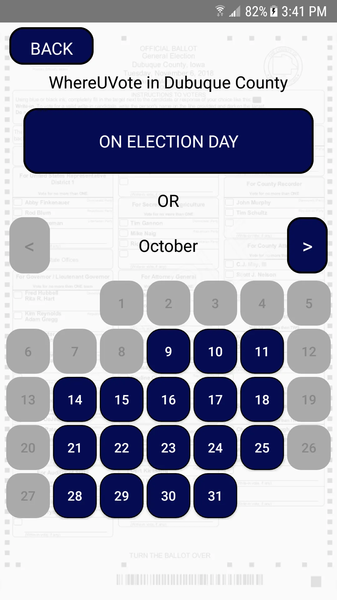 WhereUVote IA - Dubuque County | Indus Appstore | Screenshot