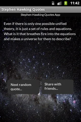 Stephen Hawking Quotes | Indus Appstore | Screenshot