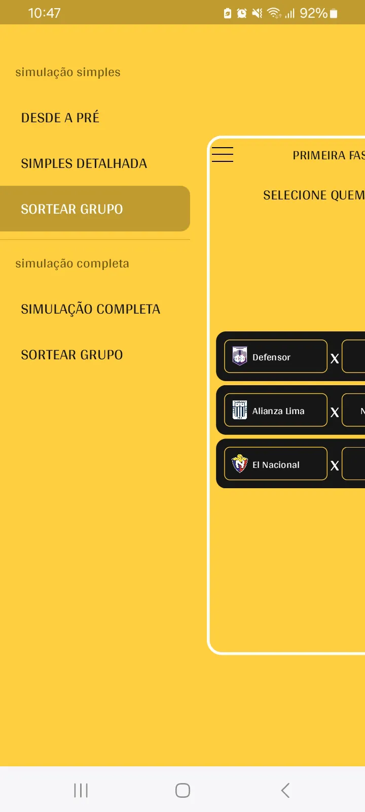 Libertadores Simulator | Indus Appstore | Screenshot