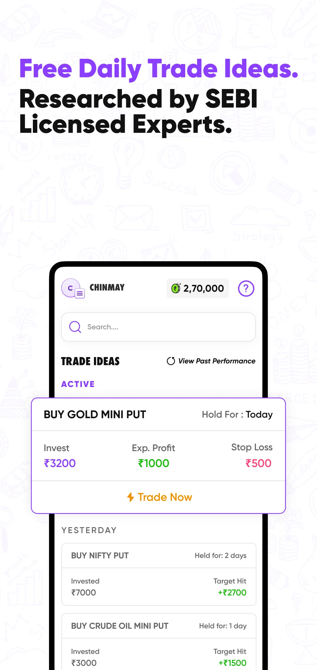 MarketWolf: Stocks & Options | Indus Appstore | Screenshot