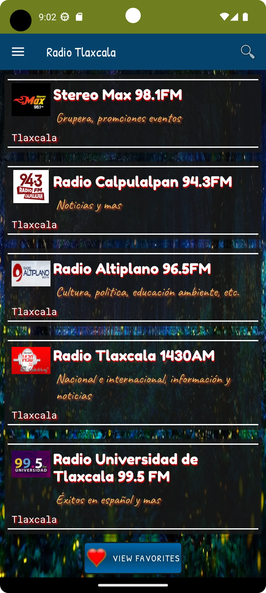 Radio Tlaxcala México + música | Indus Appstore | Screenshot