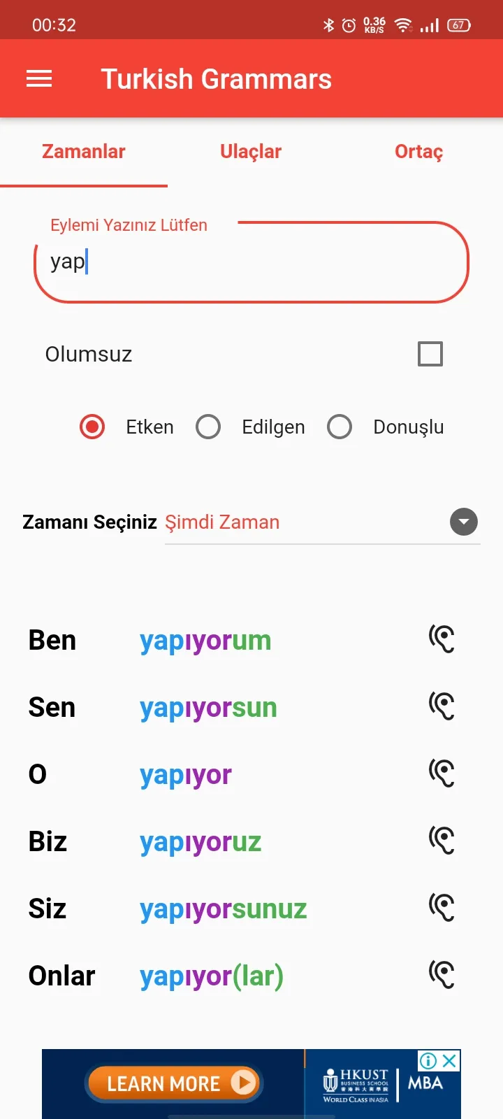 Turkish Grammars | Indus Appstore | Screenshot