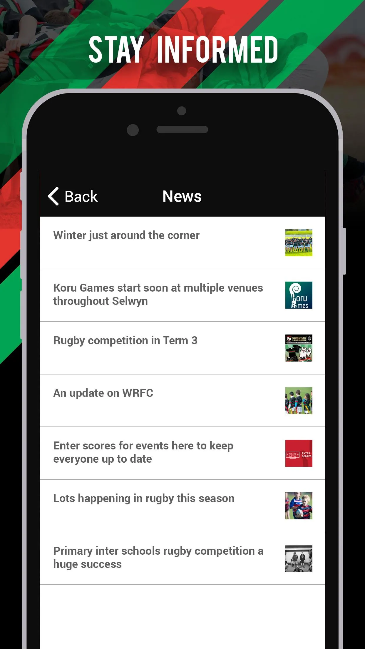 Waitemata RFC | Indus Appstore | Screenshot