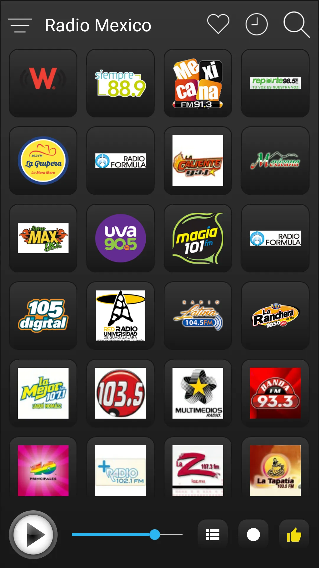 Mexico Radio FM AM Music | Indus Appstore | Screenshot