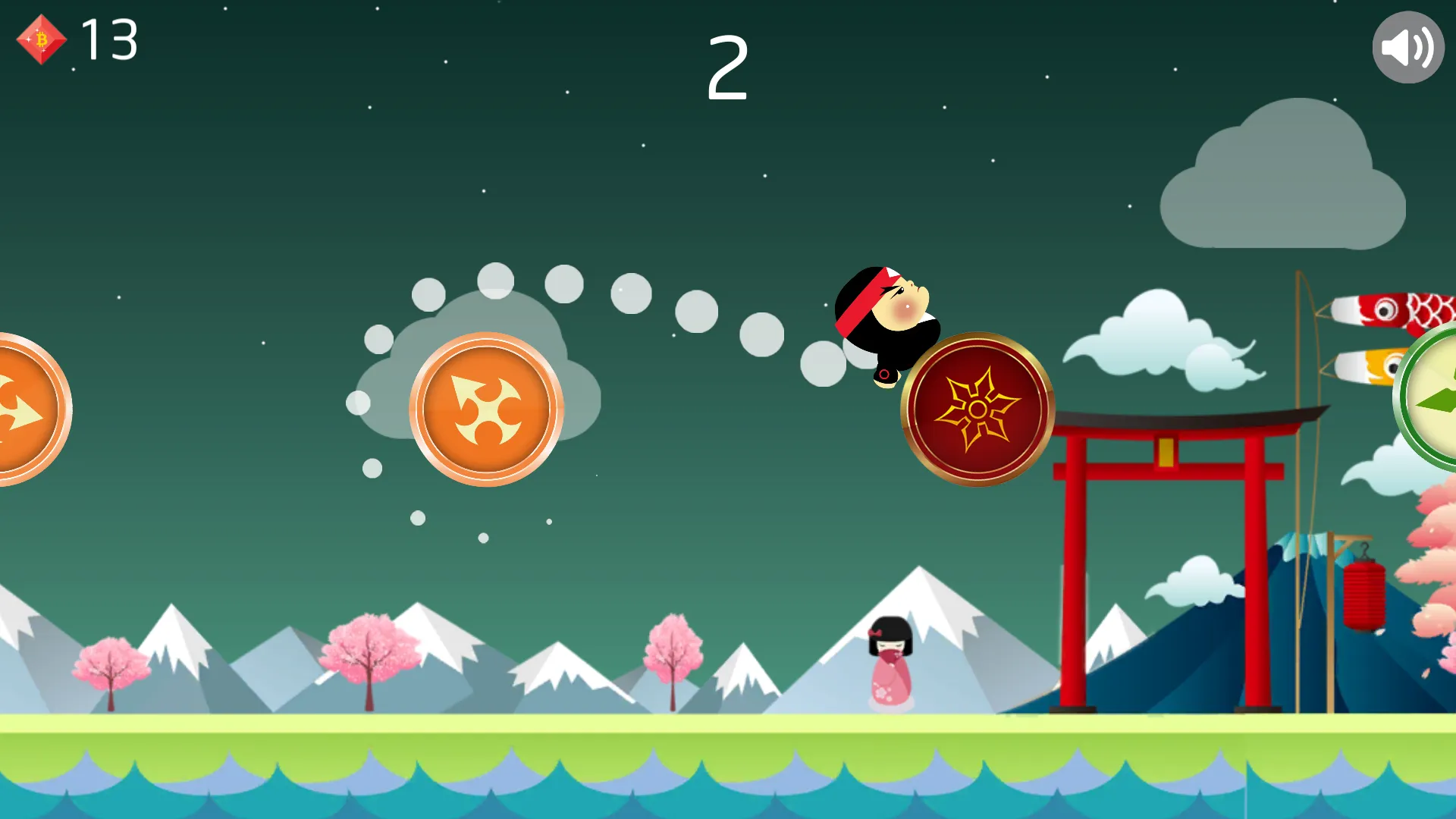 Ninja Jumping | Indus Appstore | Screenshot