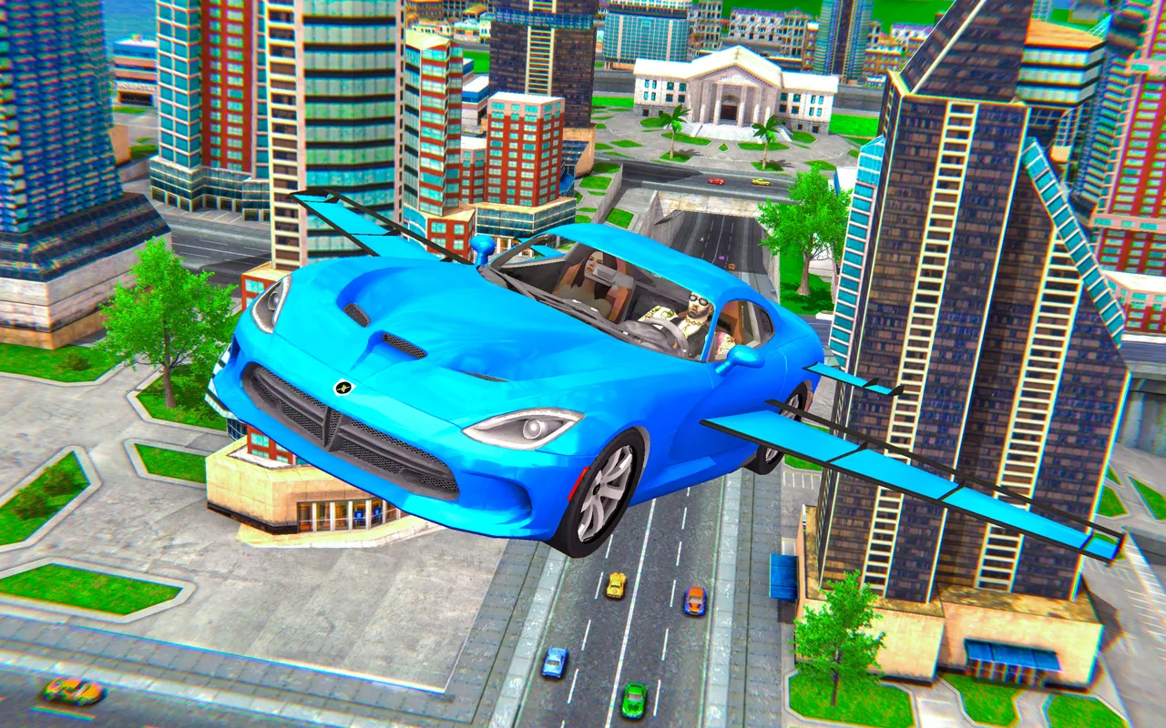 Flying Taxi Simulator Car Game | Indus Appstore | Screenshot