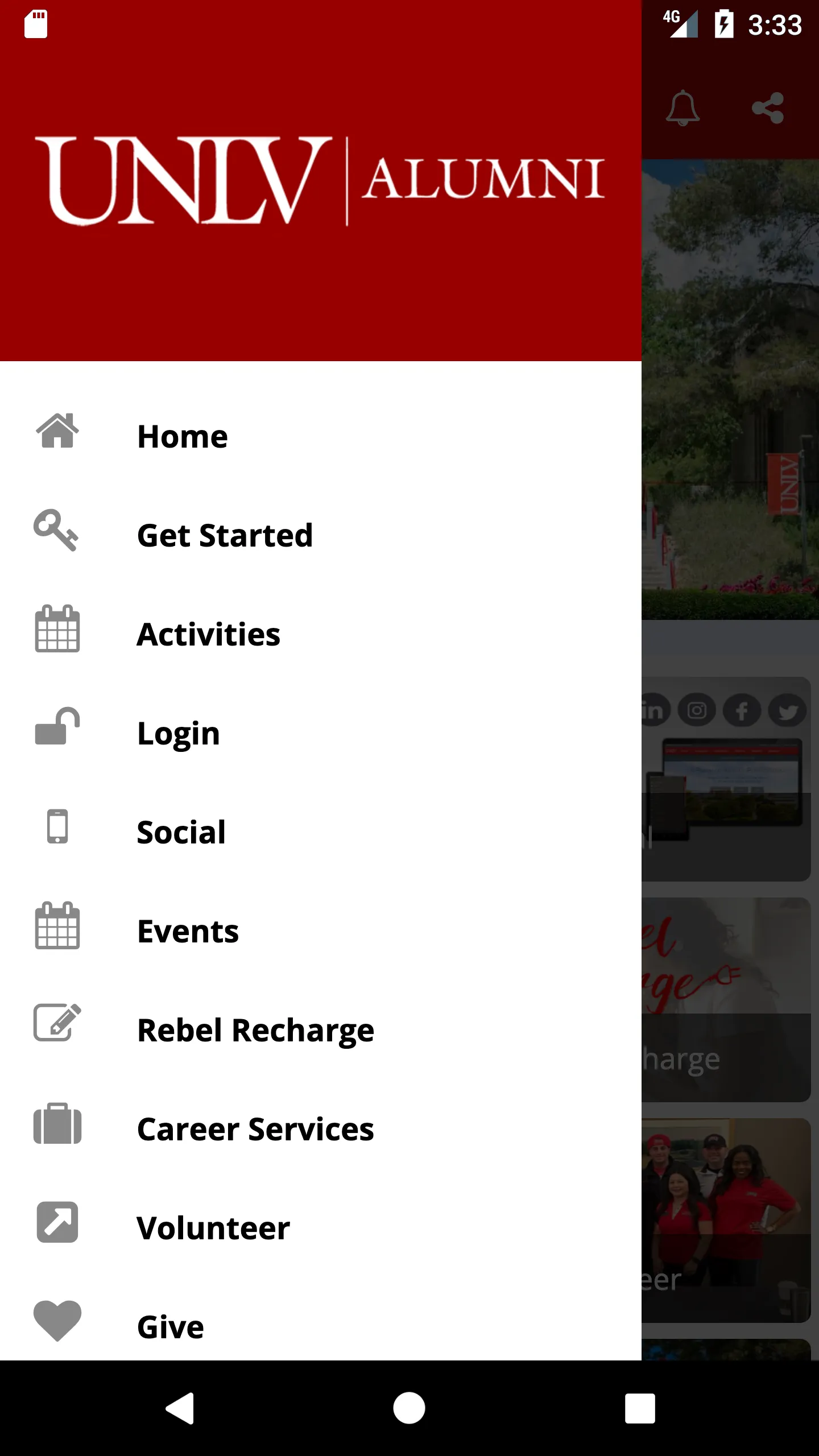 UNLV Alumni | Indus Appstore | Screenshot