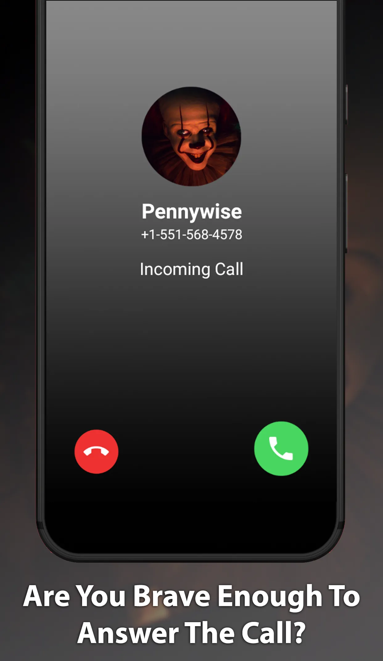 Horror Pennywise Video Call | Indus Appstore | Screenshot