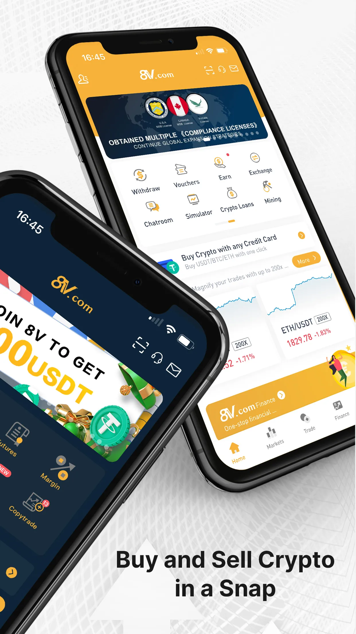 8V - Buy Bitcoin & Crypto | Indus Appstore | Screenshot