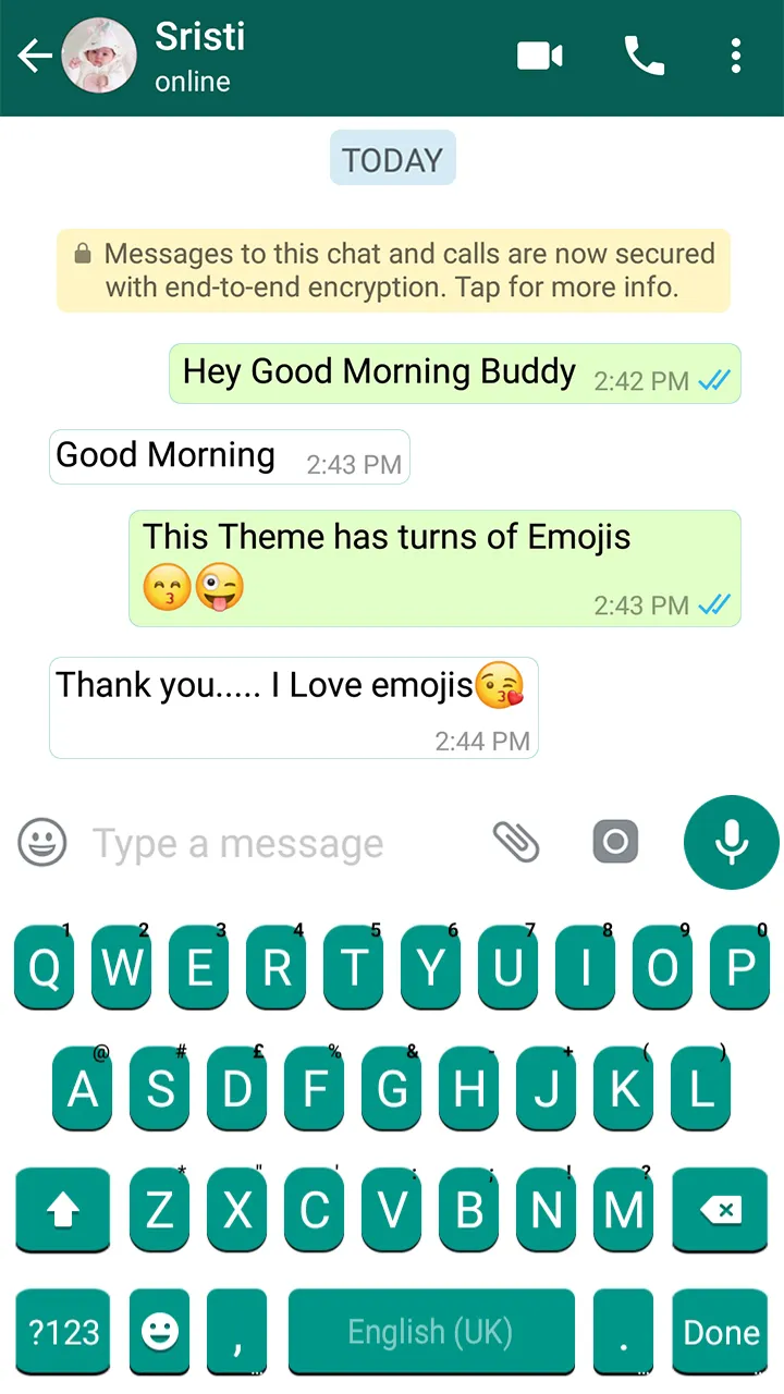 SMS Chat Messages Theme | Indus Appstore | Screenshot