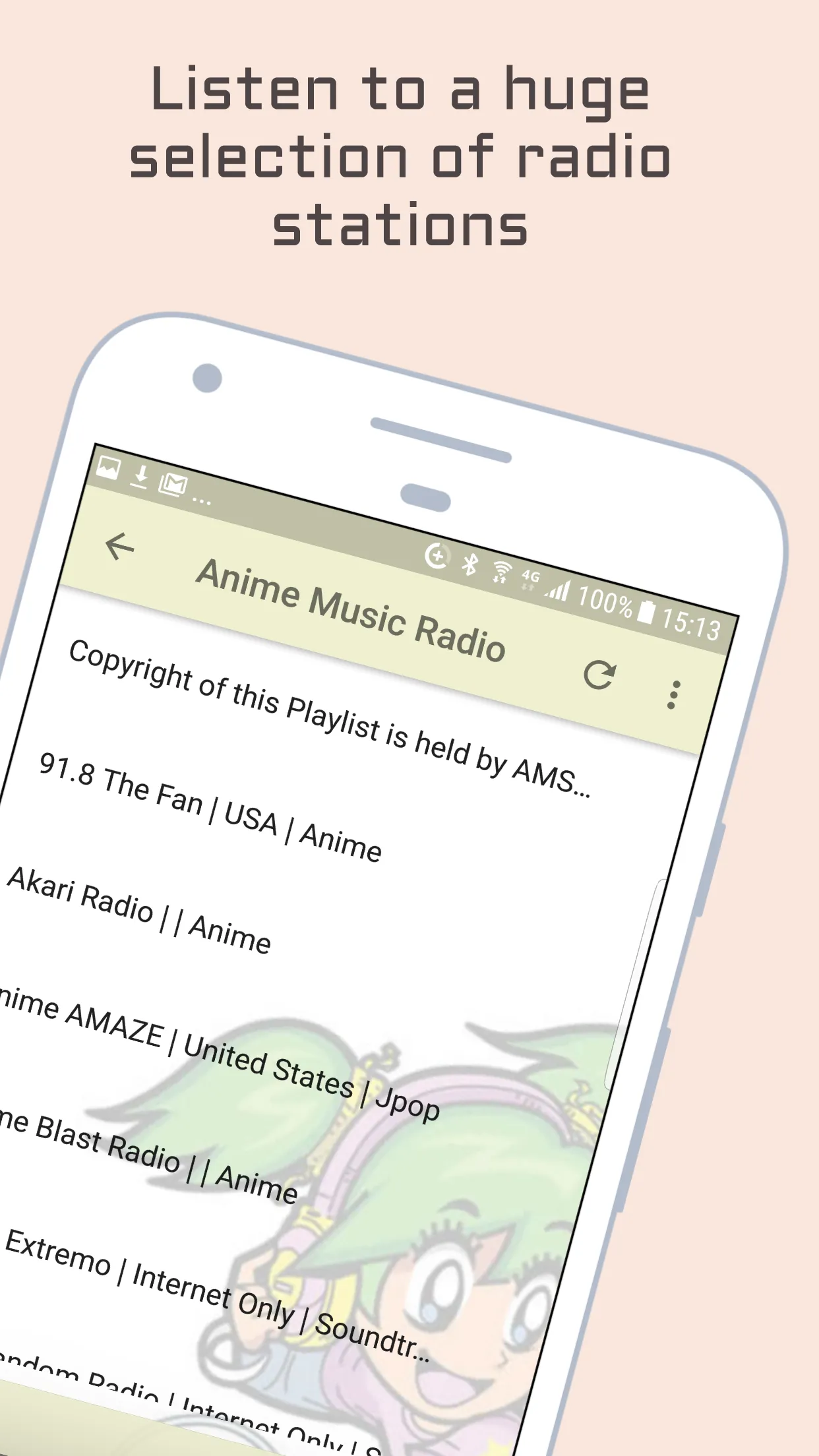 Anime Radio Music Soundtracks | Indus Appstore | Screenshot