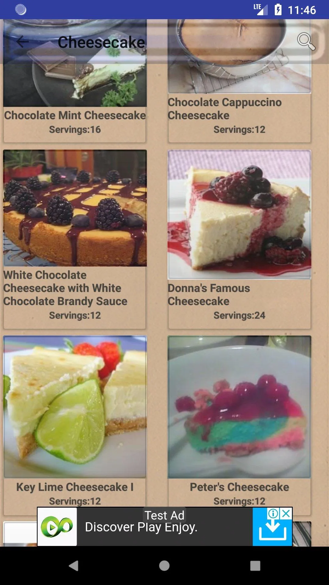 Cheesecake and Cheese Recipes | Indus Appstore | Screenshot