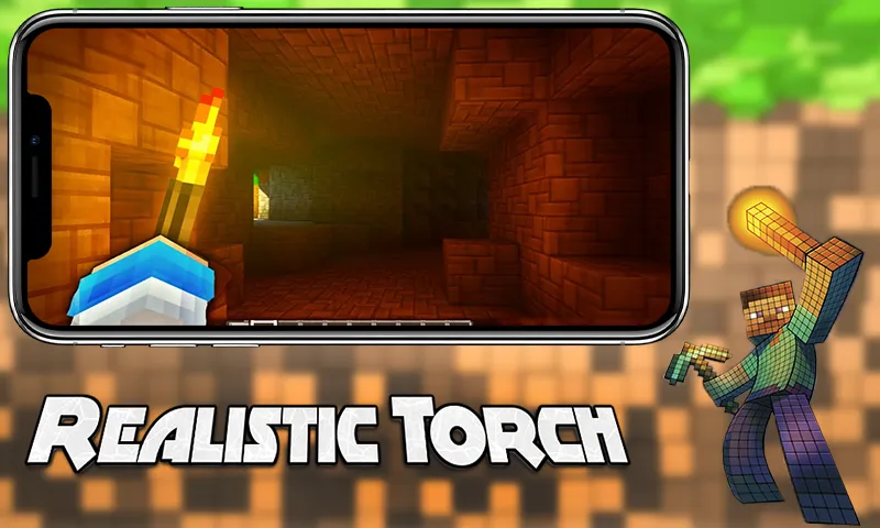 Realistic Torch Mod Minecraft | Indus Appstore | Screenshot