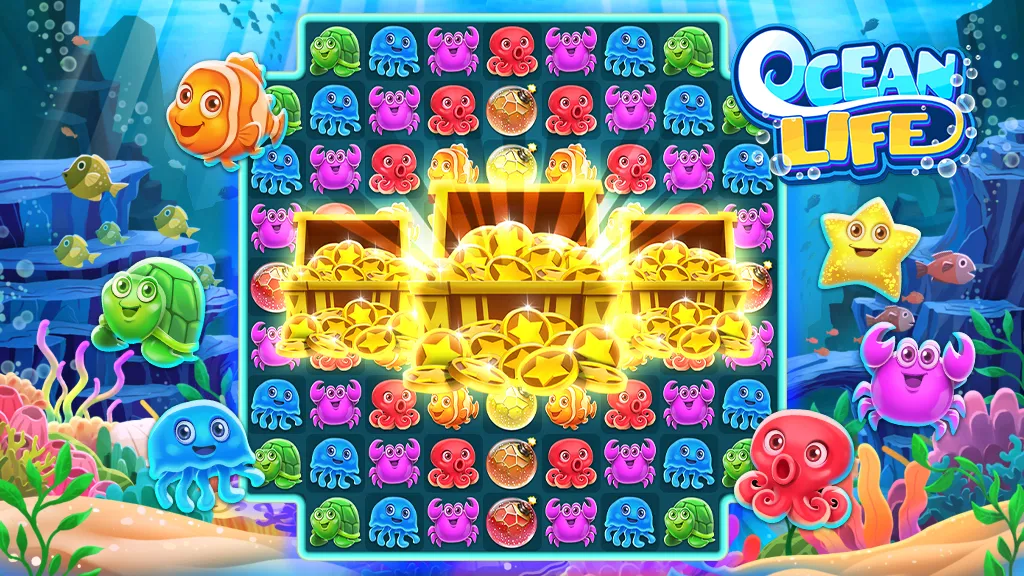 Ocean Match-3 Puzzle Game | Indus Appstore | Screenshot