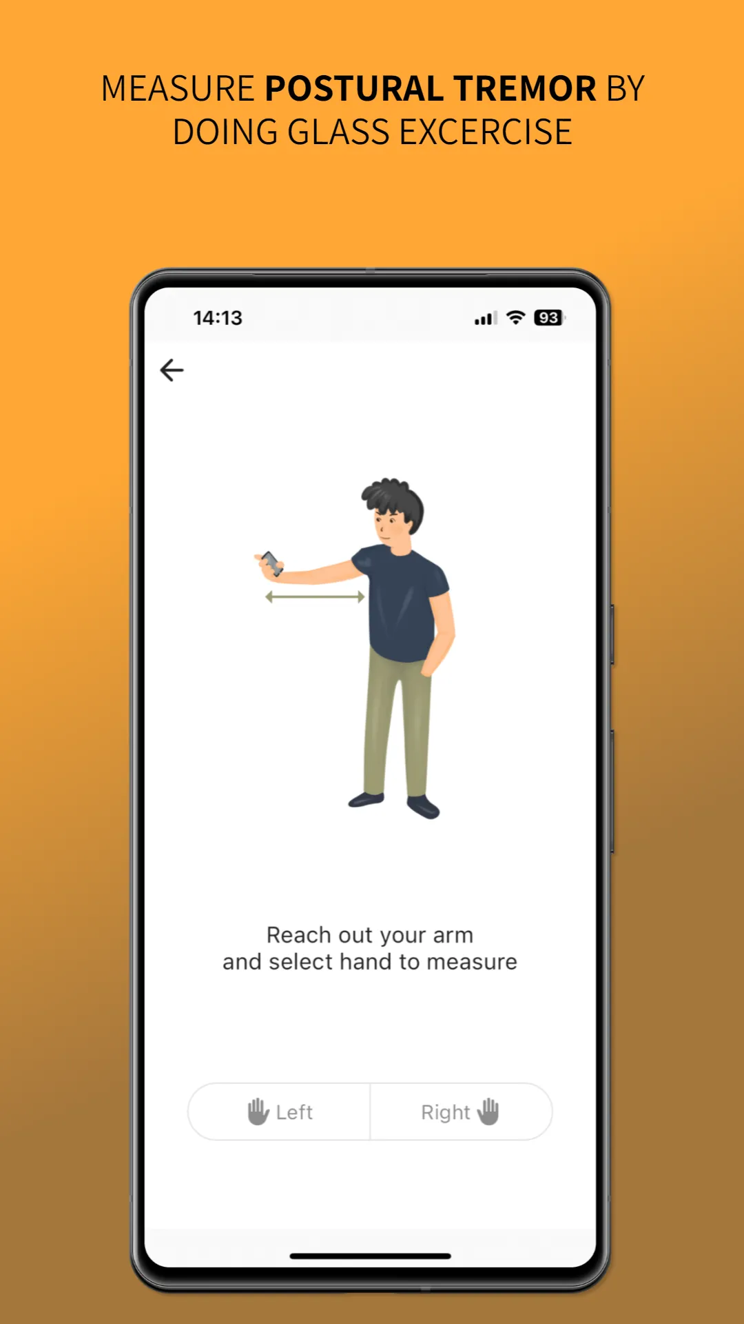 Steady Hands - tremor meter | Indus Appstore | Screenshot