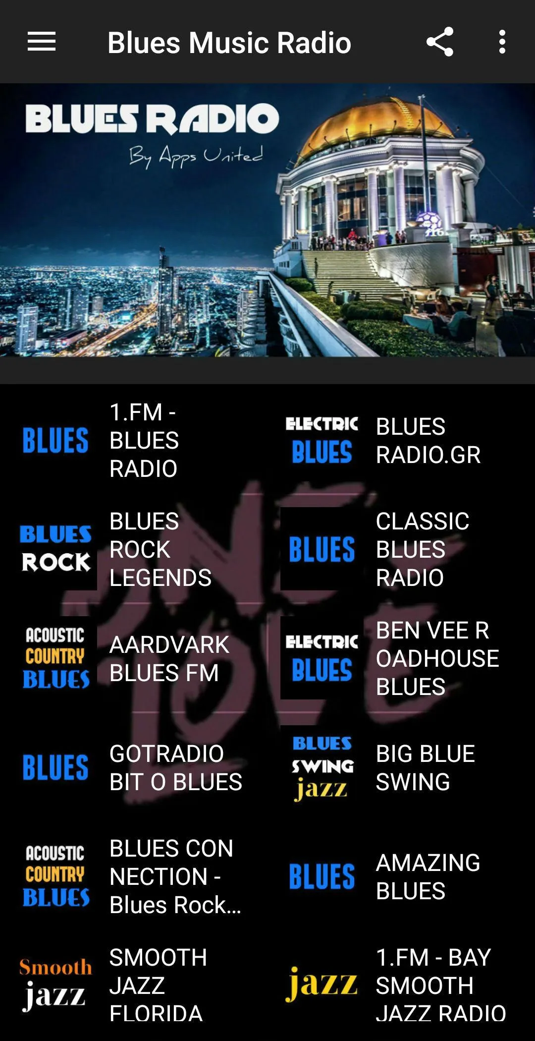 Blues music radio | Indus Appstore | Screenshot