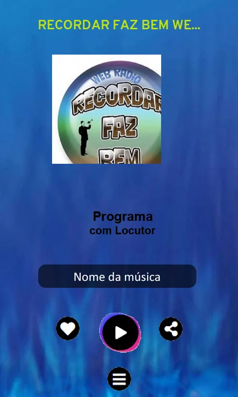 Recordar Faz Bem Web Rádio | Indus Appstore | Screenshot