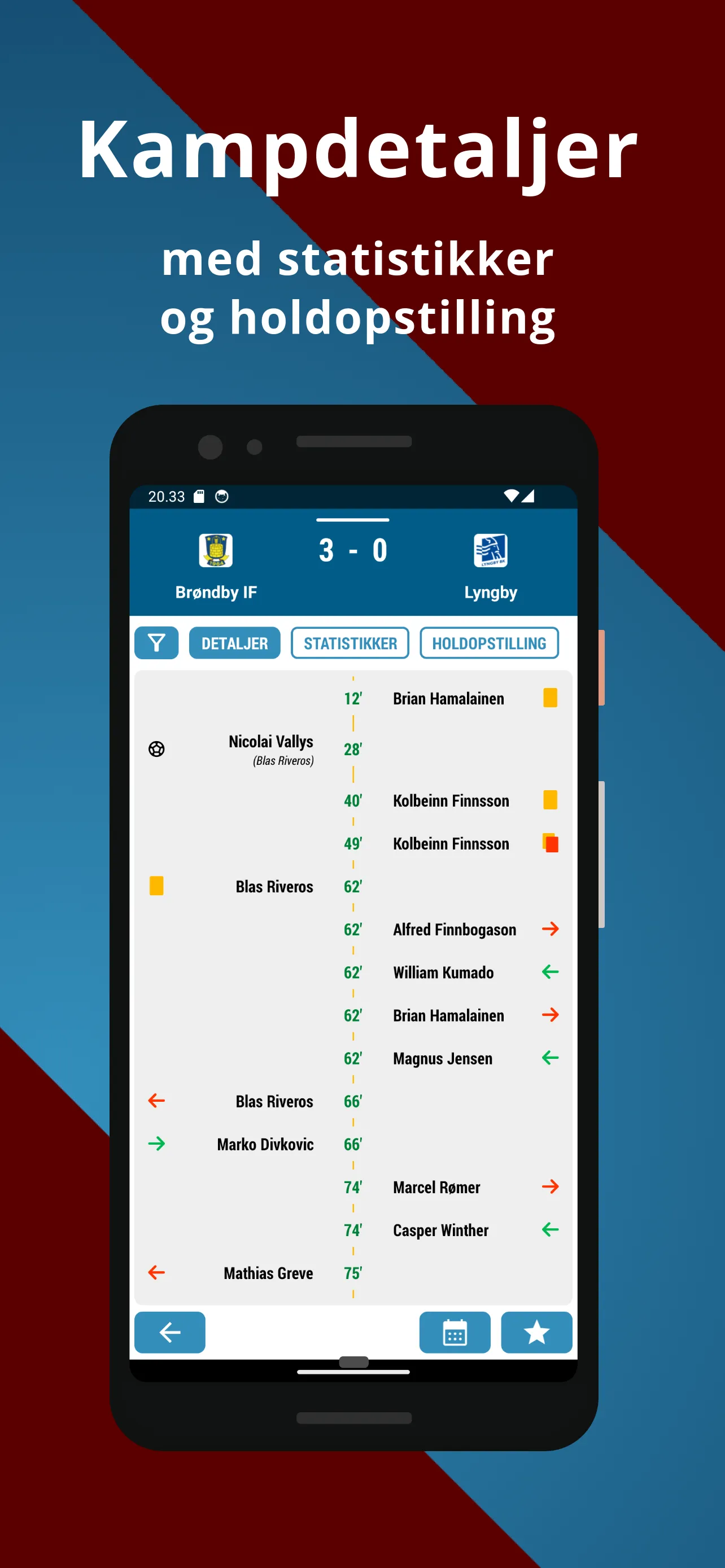 Fodbold DK 1 | Indus Appstore | Screenshot