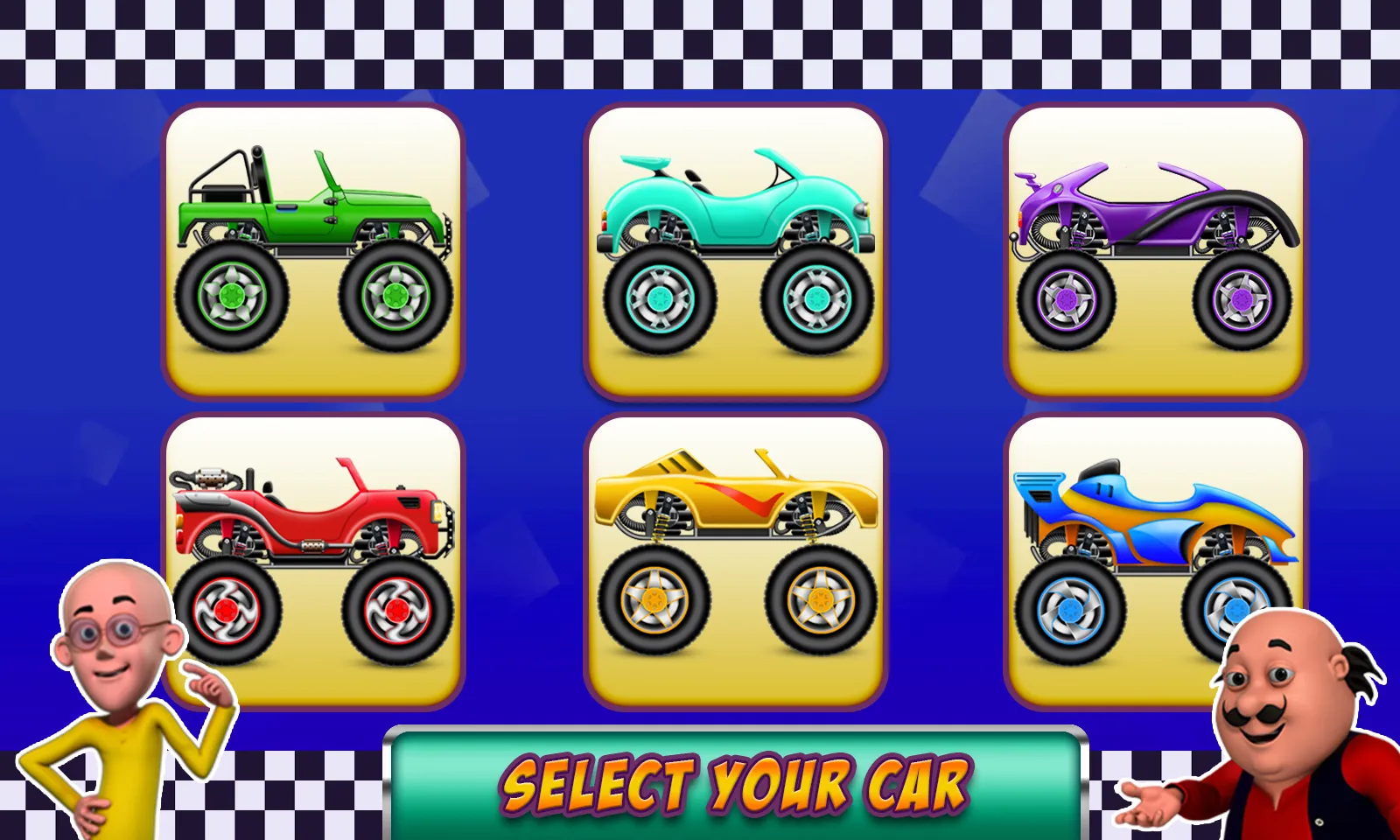 Motu Patlu Car Game 2 | Indus Appstore | Screenshot