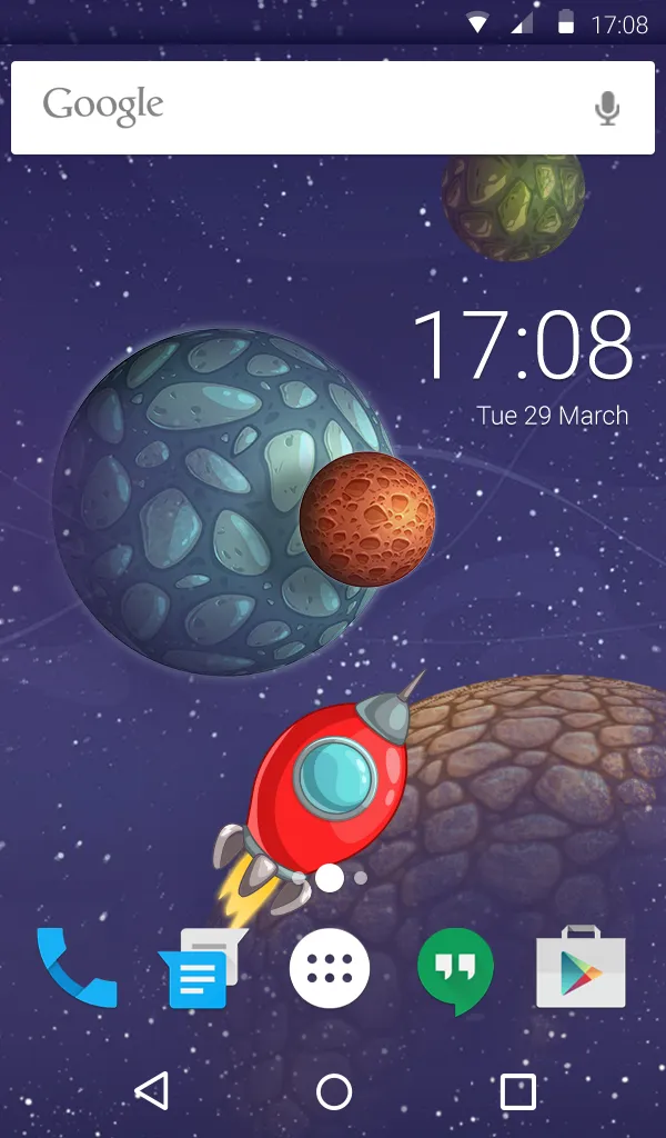 Space Travel Wallpaper Theme | Indus Appstore | Screenshot