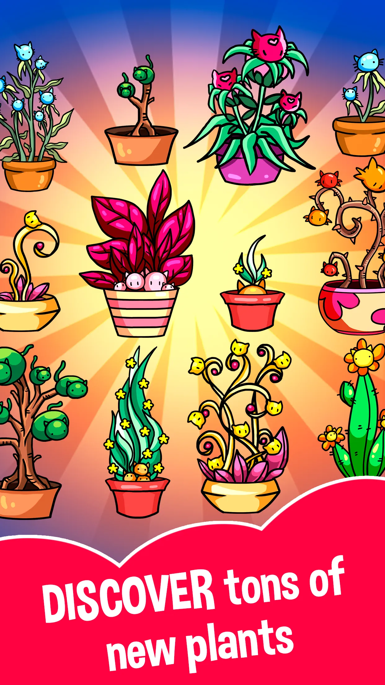 Merge Plants: Evolution Garden | Indus Appstore | Screenshot