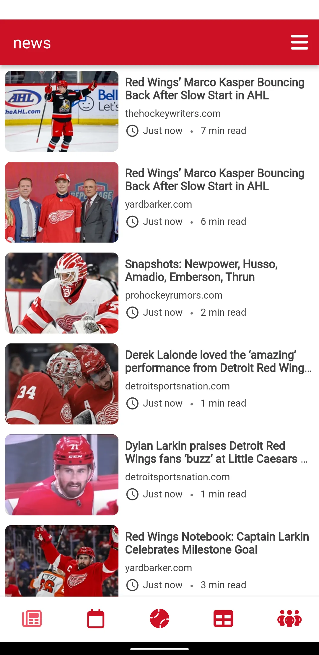 Detroit Hockey - Wings Edition | Indus Appstore | Screenshot